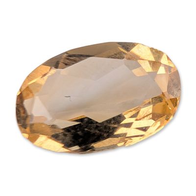 Sale Photo Thumbnail #170: Oval Faceted Yellow Gemstone