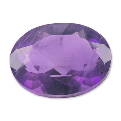 Sale Photo Thumbnail #140: Faceted Oval Amethyst Loose Gemstone