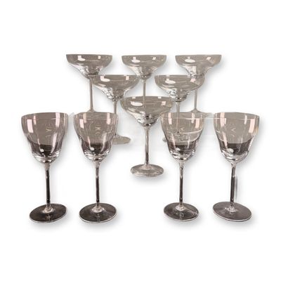 Sale Photo Thumbnail #105: 10pc Rosenthal Romance II Crystal Glassware Set