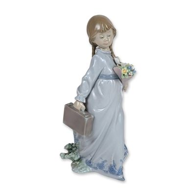 Sale Photo Thumbnail #431: Lladro Porcelain Figurine, School Day's 1007604