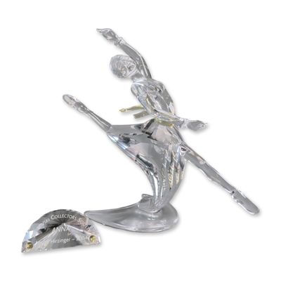 2pc Swarovski Magic of Dance Anna SCS Figurine with Plaque