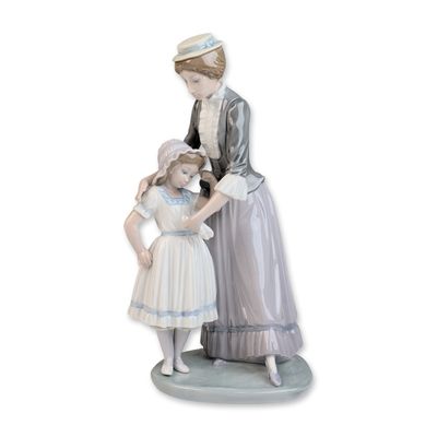 Sale Photo Thumbnail #379: Lladro Glazed Porcelain Figurine, Solace 01005142