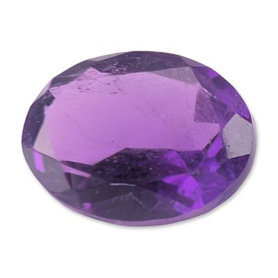 Sale Photo Thumbnail #147: Loose Oval Faceted Amethyst Gemstone