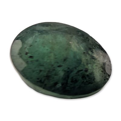 Sale Photo Thumbnail #325: Oval Faceted Green Emerald Gemstone