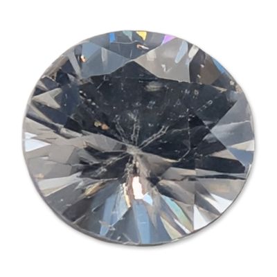 Sale Photo Thumbnail #349: Loose Round Brilliant Cut Colorless Topaz Gemstone