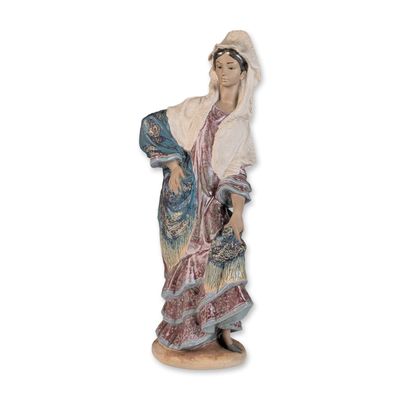 Sale Photo Thumbnail #243: Lladro Gres Porcelain Sculpture, Carmen 01012083