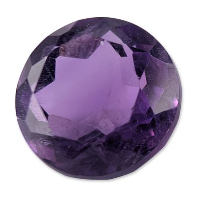 Sale Photo Thumbnail #160: Oval Faceted Deep Purple Amethyst Gemstone