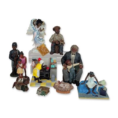 Sale Photo Thumbnail #315: 10pc Collection of Annie Lee and Black American Themed Figurines