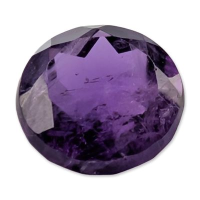 Sale Photo Thumbnail #159: Oval Faceted Purple Amethyst Gemstone