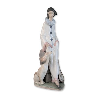 Lladro Porcelain Figurine, Melancholy Musician 01006447