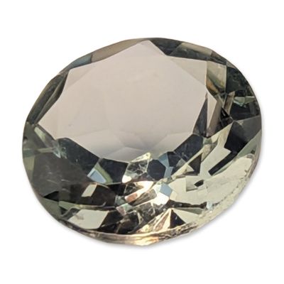 Sale Photo Thumbnail #163: Loose Oval Cut Pale Green Amethyst Gemstone