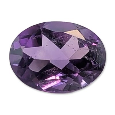 Sale Photo Thumbnail #156: Oval Mixed Cut Purple Amethyst Gemstone