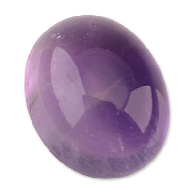 Sale Photo Thumbnail #148: Oval Amethyst Cabochon Gemstone