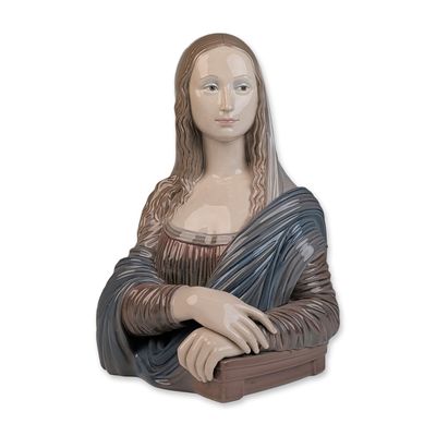 Lladro Porcelain Bust, La Gioconda 01005337