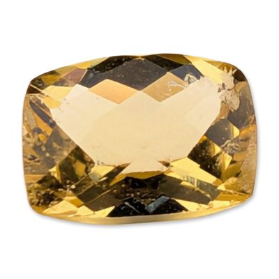 Sale Photo Thumbnail #172: Rectangular Cushion Cut Yellow Citrine Gemstone
