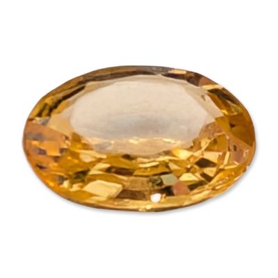Sale Photo Thumbnail #343: Oval Faceted Yellow Sapphire Gemstone