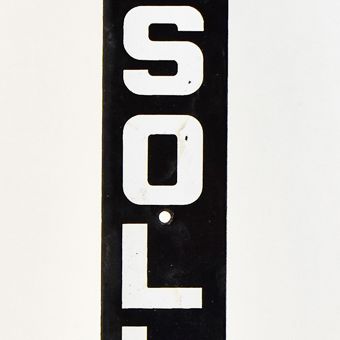 INGERSOLL-RAND CAST IRON ADVERTISING SIGN