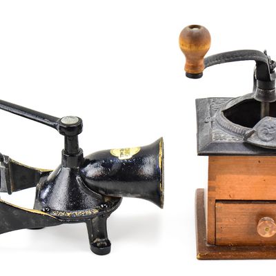 HAND-CRANK COFFEE GRINDERS: SPONG & COMPANY