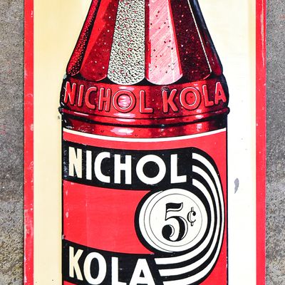 NICHOL KOLA “AMERICA’S TATSE SENSATION” TIN SIGN