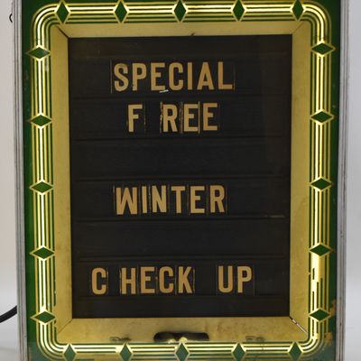ILLUMINATED MARQUEE LETTER BOARD