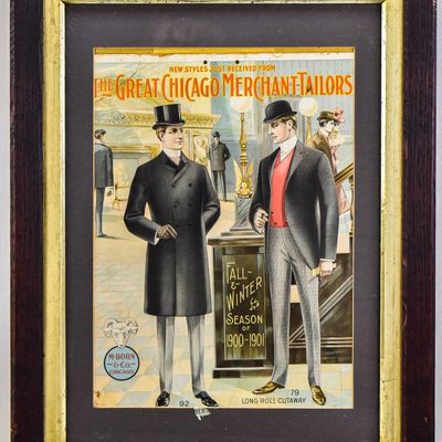 M. BORN & COMPANY ADVERTISING FASHION PRINT; 1900-1901