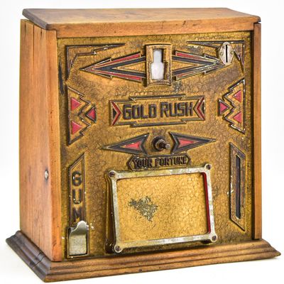 GROETCHEN TOOL & MANUFACTURING COMPANY "GOLD RUSH" COIN-OP TRADE STIMULATOR