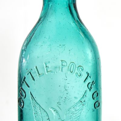 COTTLE POST & COMPANY PORTLAND, OR BLOB-TOP BOTTLE