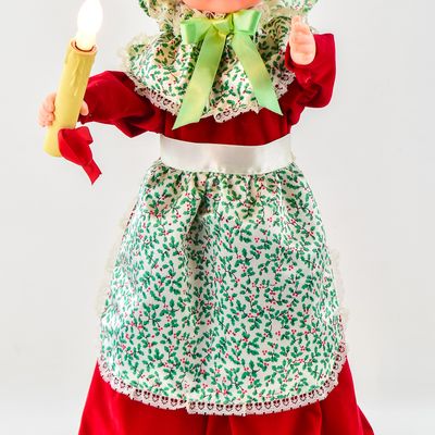 VINTAGE ANIMATED TABLETOP MRS.CLAUS