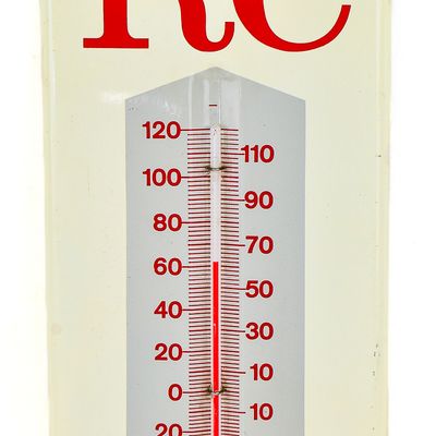 ROYAL CROWN COLA "ENJOY RC" ADVERTISING THERMOMETER