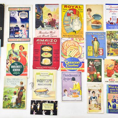 COLLECTION OF PROMOTIONAL RECIPE BOOKLETS AND HOME ECONOMICS PAMPHLETS