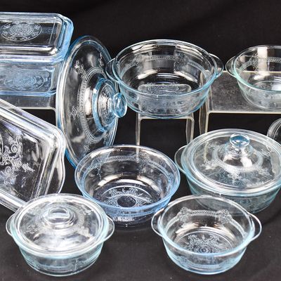 ANCHOR HOCKING FIRE KING "PHILBE" OVENWARE ASSORTMENT
