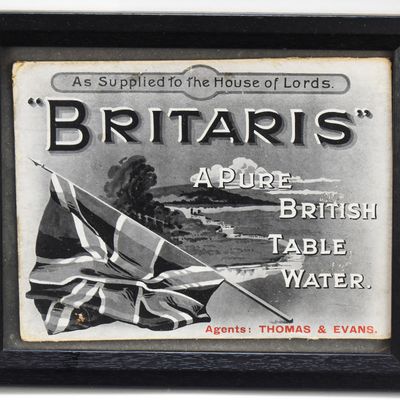 "BRITARIS" A PURE BRITISH TABLE WATER ADVERTISMENT