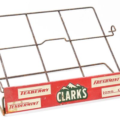 CLARK'S CHEWING GUM RACK DISPLAY