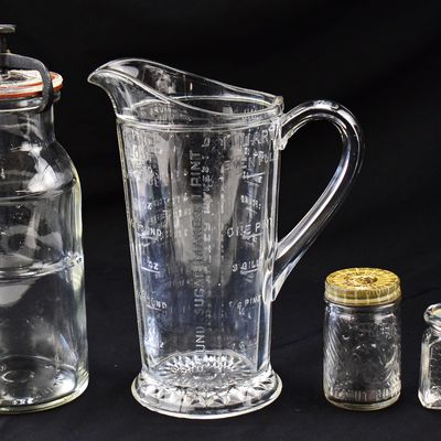 PANTRY JARS AND TOOLS: HOOSIER, JUMBO, LAKESHORE