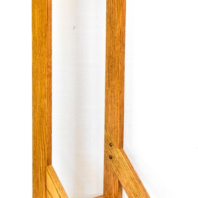 DOUBLE GUN WOODEN FLOOR DISPLAY RACK