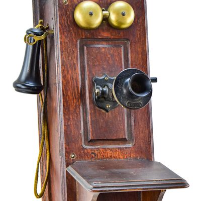 HAND CRANK WALL TELEPHONE