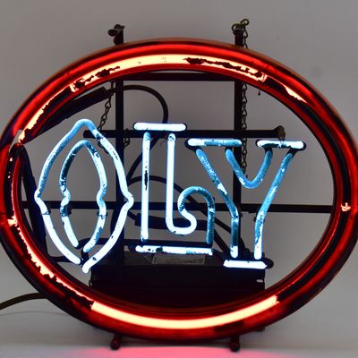 "OLY" OLYMPIA BEER NEON ADVERTISMENT SIGN