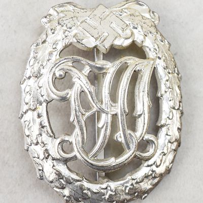 WWII GERMAN DRL SILVER-GRADE BADGE