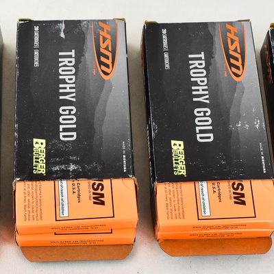 HSM TROPHY GOLD 7MM STW 168 GRAIN AMMUNITION, 80 RDS