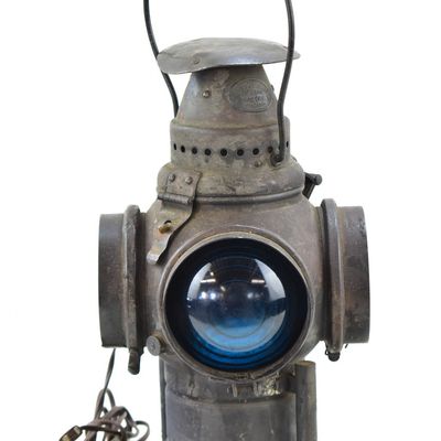 4-WAY RAILROAD SWITCH LANTERN, THE ADAMS AND WESTLAKE COMPANY