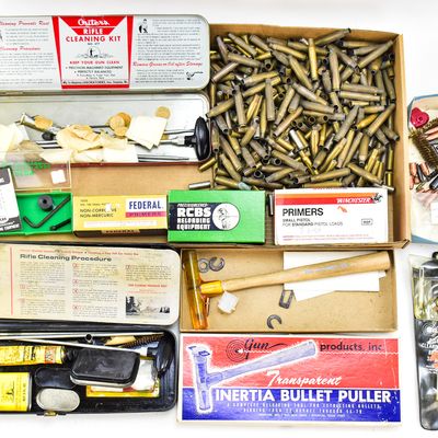 FIREARM ACCESSORIES: CLEANING KITS, RELOADING EQUIPMENT