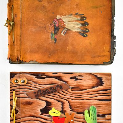 PAIR OF EARLY 20TH CENTURY PHOTOGRAPH ALBUMS
