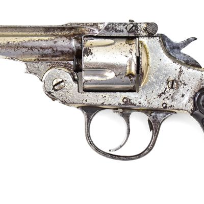 IVER JOHNSON SECOND MODEL .38 SAFETY AUTOMATIC TOP-BREAK REVOLVER