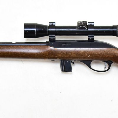 MARLIN GLENFIELD MODEL 70 SEMI-AUTOMATIC .22 LR RIFLE W/ HORIZON HURRICAN SCOPE