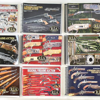 14 ROCK ISLAND ARMORY FIREARM AUCTION CATALOGS, 2009 & 2010