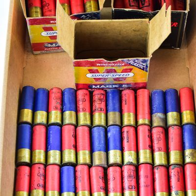 APPROXIMATELY 96, 12 GA. SHOTGUN SHELLS: WINCHESTER, REMINGTON, WESTERN