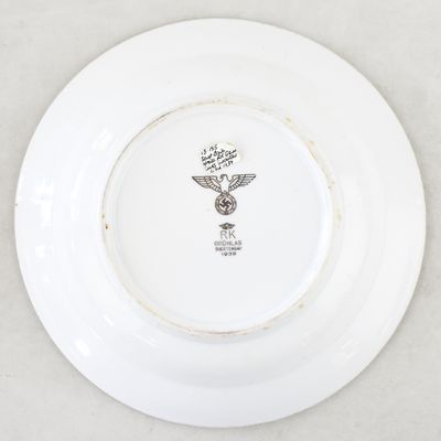 WWII GERMAN WERMACHT MESS HALL SOUP BOWL, RUDOLF KAMPF, 1939