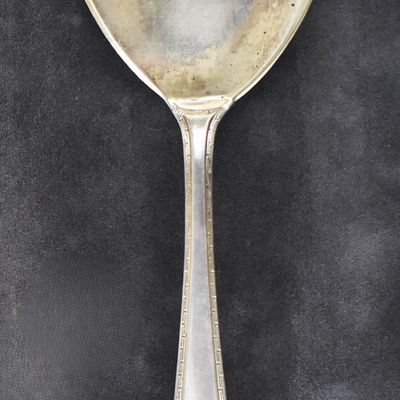 ADOLF HITLER .800 SILVER FORMAL PATTERN SERVING SPOON