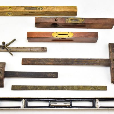 LEVELS, RULES, & MARKING GAUGES: STANLEY, W. MARPLES & SONS (ATTR.)