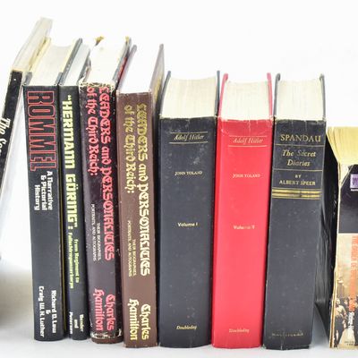 ASSORTMENT OF BOOKS: HIGH-RANKING NAZI PARTY MEMBERS